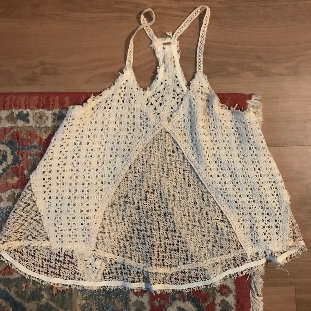 Free People Crochet Tank